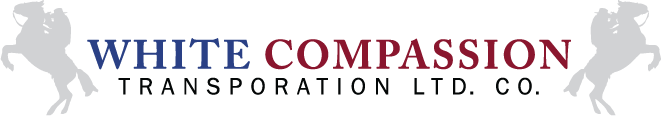 White Compassion Transport Logo